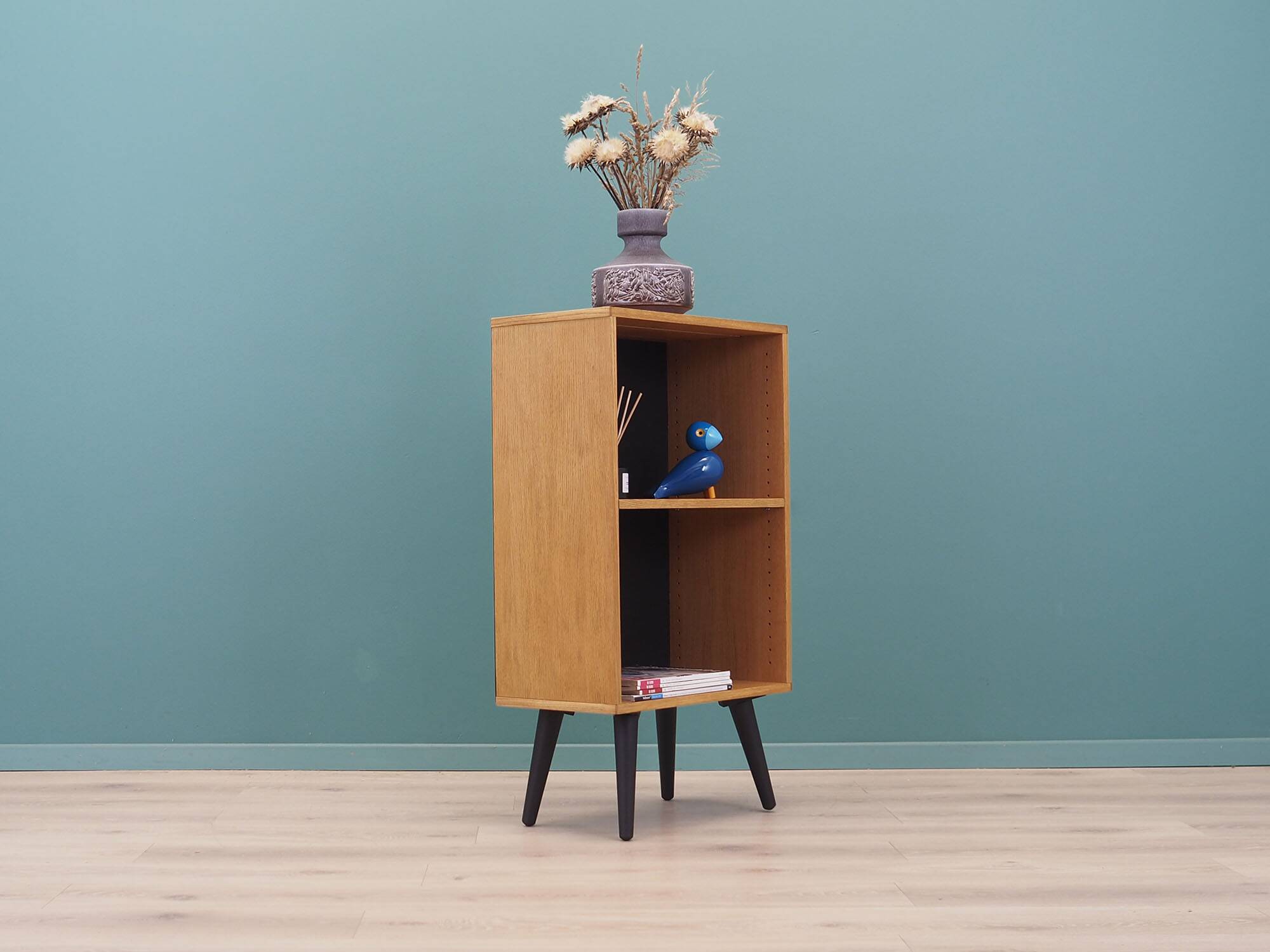 Ash bookcase, Danish design, 1970s, production: System B8