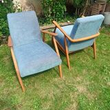 Pair of vintage armchairs