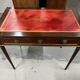 Flat desk and Louis XVI style chair in mahogany veneer (nineteenth century)