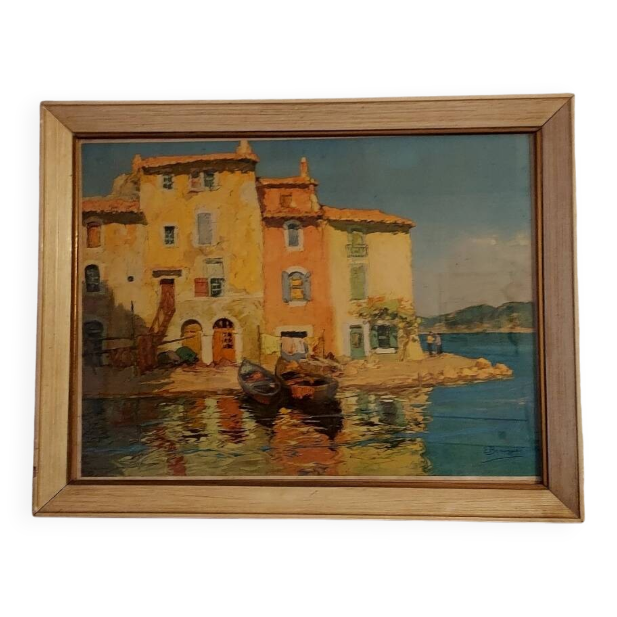 Lithograph signed by Emile Beaussier