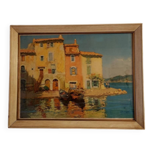 Lithographie signée - emile