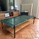 Tikamoon coffee table marble and wood