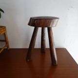 Stool foot tripod wood