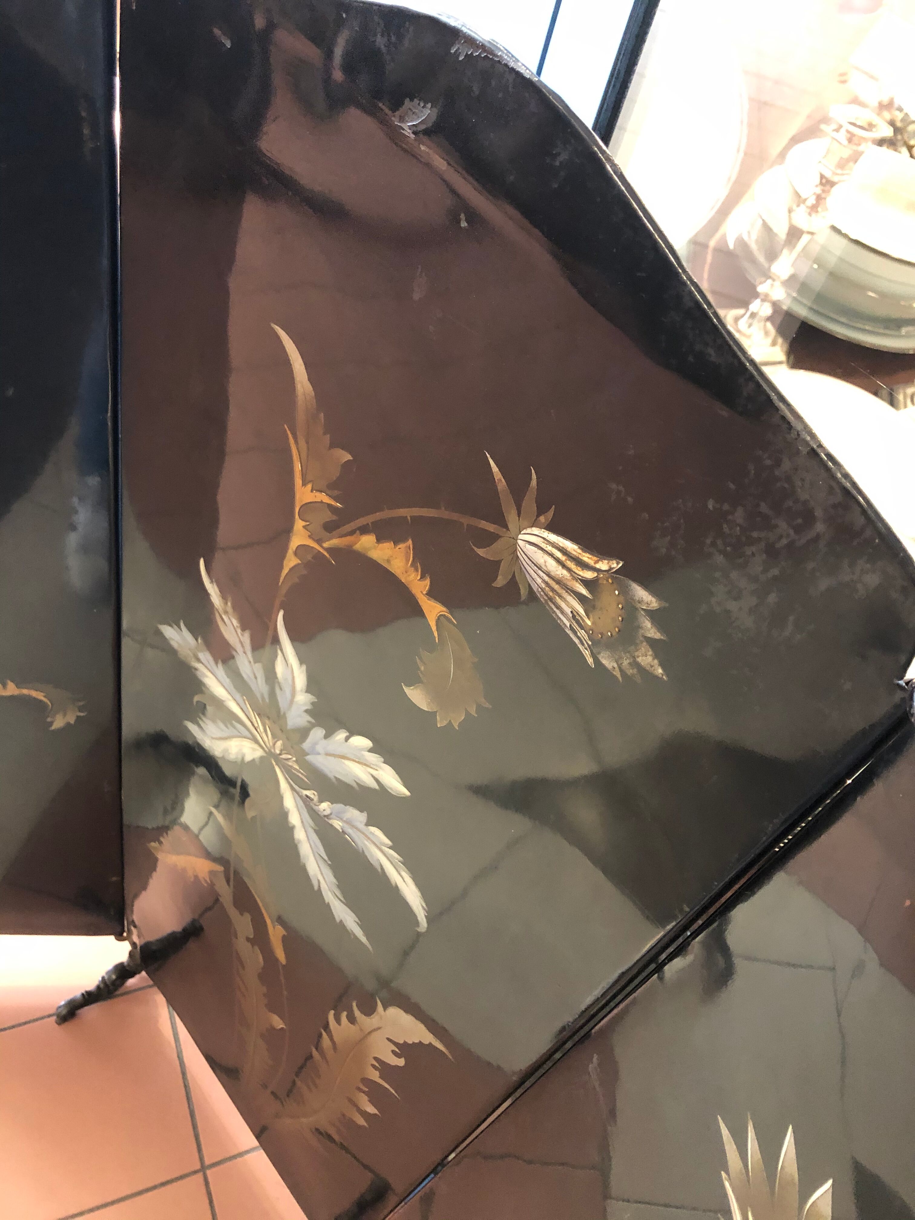 Ancient Napoleon III screen 3 sheet firewall