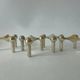Set of Four Sculptural, Stackable Candle Holders Stoffi & Nagel for BMF Nagel
