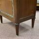 Art deco bedside table in mahogany and marble top