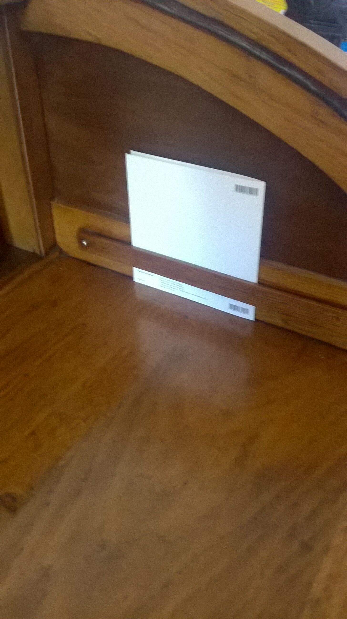 American desk with oak curtain