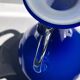 Postmodern handle vase kobalt blue postmodern