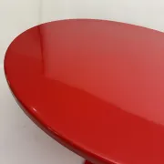 Red '4997' Dining Table by Gardella & Castelli for Kartell, Italy, 1970
