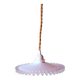 Suspension in pleated white opaline
