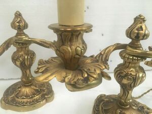 Bougeoirs de table candélabre de bout de table bougeoirs en bronze