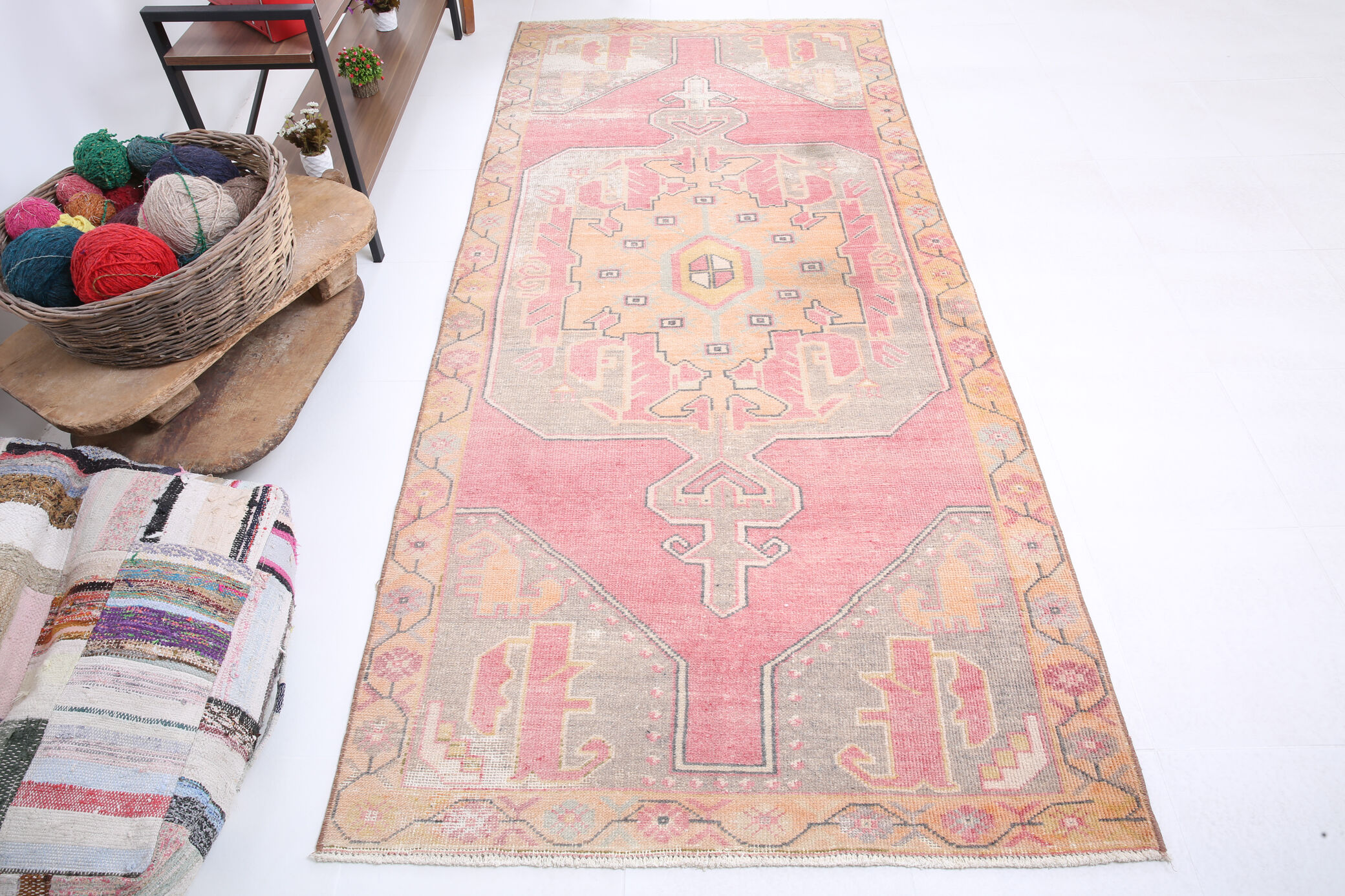 Tapis turc fait à la main 120x262