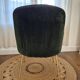 Fauteuil design italien torre 1961 – modèle da vinci 02 – velours vert