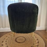 Fauteuil design italien torre 1961 – modèle da vinci 02 – velours vert