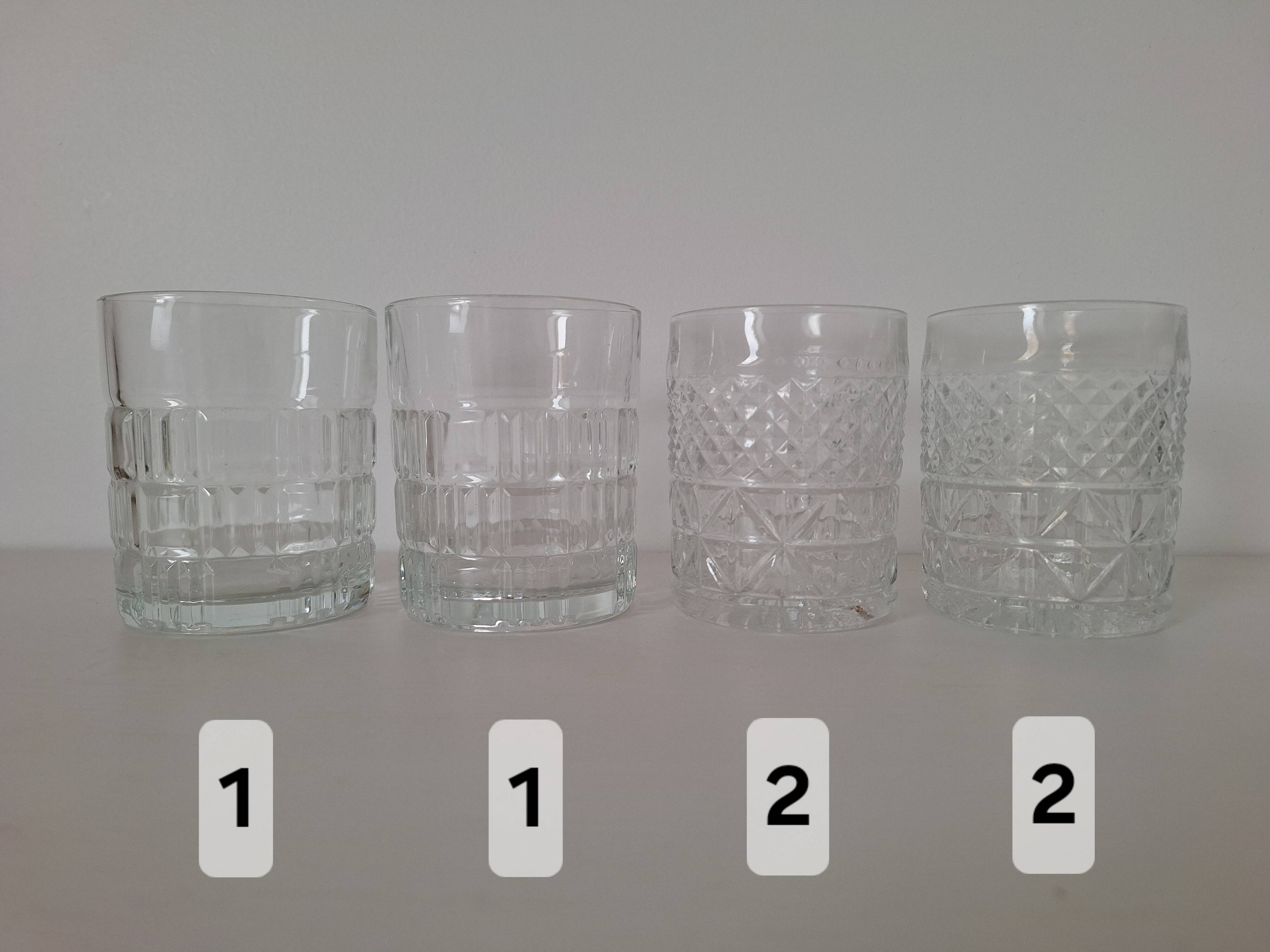 Verres à whisky vintage