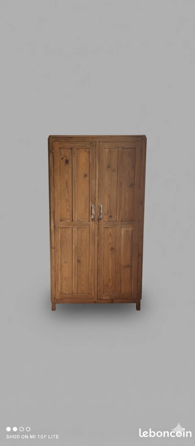 René Gabriel "Reconstruction" Wardrobe in Raw Wood – MRU Design 1950