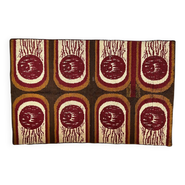 Tapis scandinave végétalien dans le style EGE RYA, autour des années 1970.