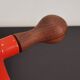 Red casserole DANSK DESIGNS in enamelled metal IHQ 60s