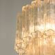 Large Mid-century Italian Glass Cascade Chandelier