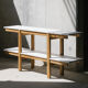 Enfilade Rinku oak and white recycled plastic