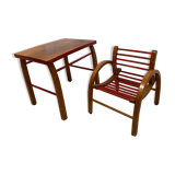 Baumann 1950s child’s chair and table set