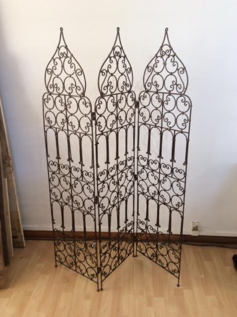 Wrought iron screen