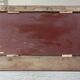 Entrance mirror Weathered air-gummed wood frame