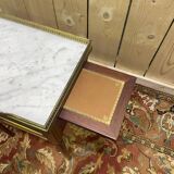 Paire de tables de chevets style Louis XVI avec tirette