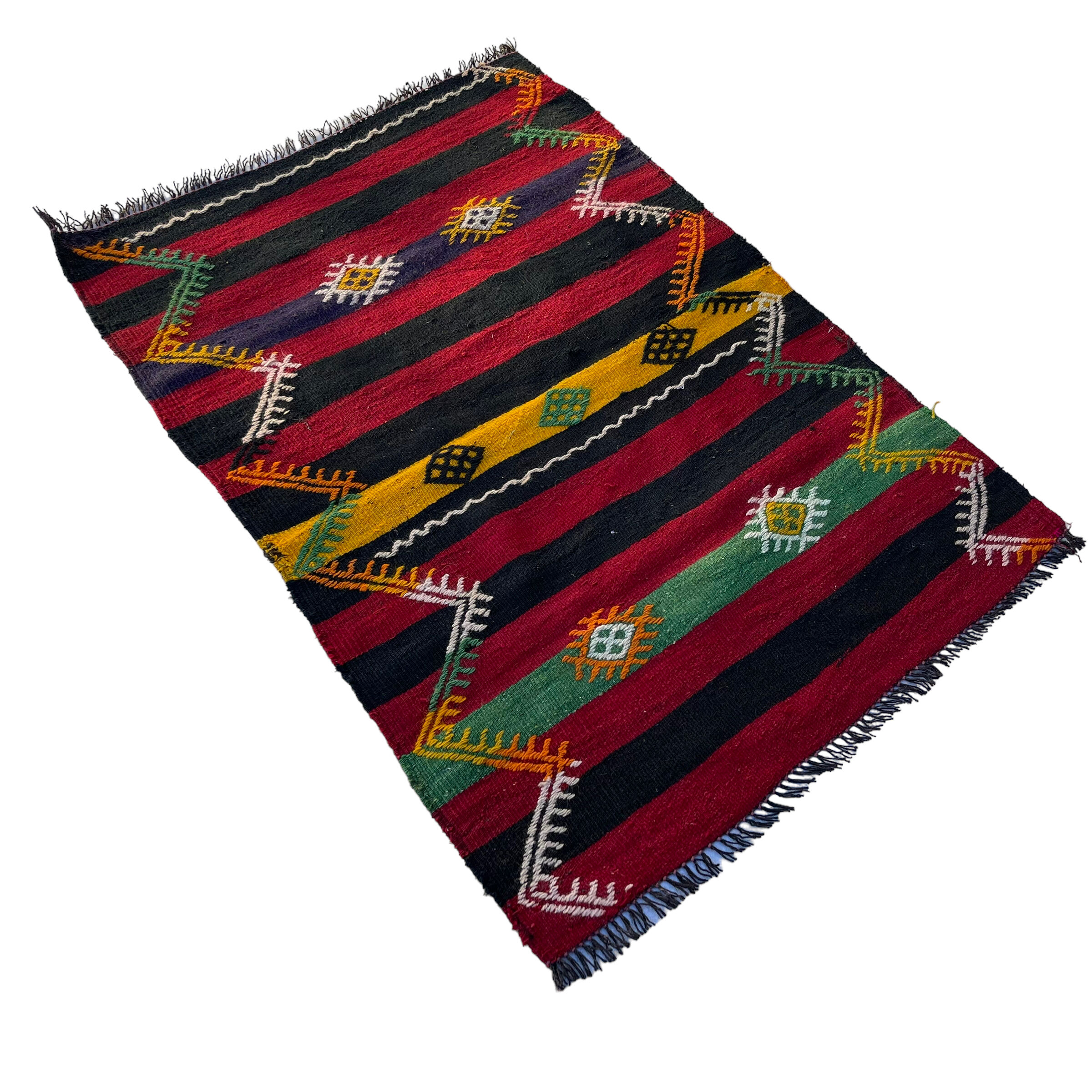 Vintage Turkish Kilim Rug , 137 x 100 cm