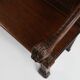 Antique French 18th Century Gothic Style Oak Carved High Back Panel Settle