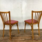 Pair of baumann bistro chairs
