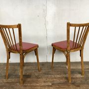 Pair of baumann bistro chairs