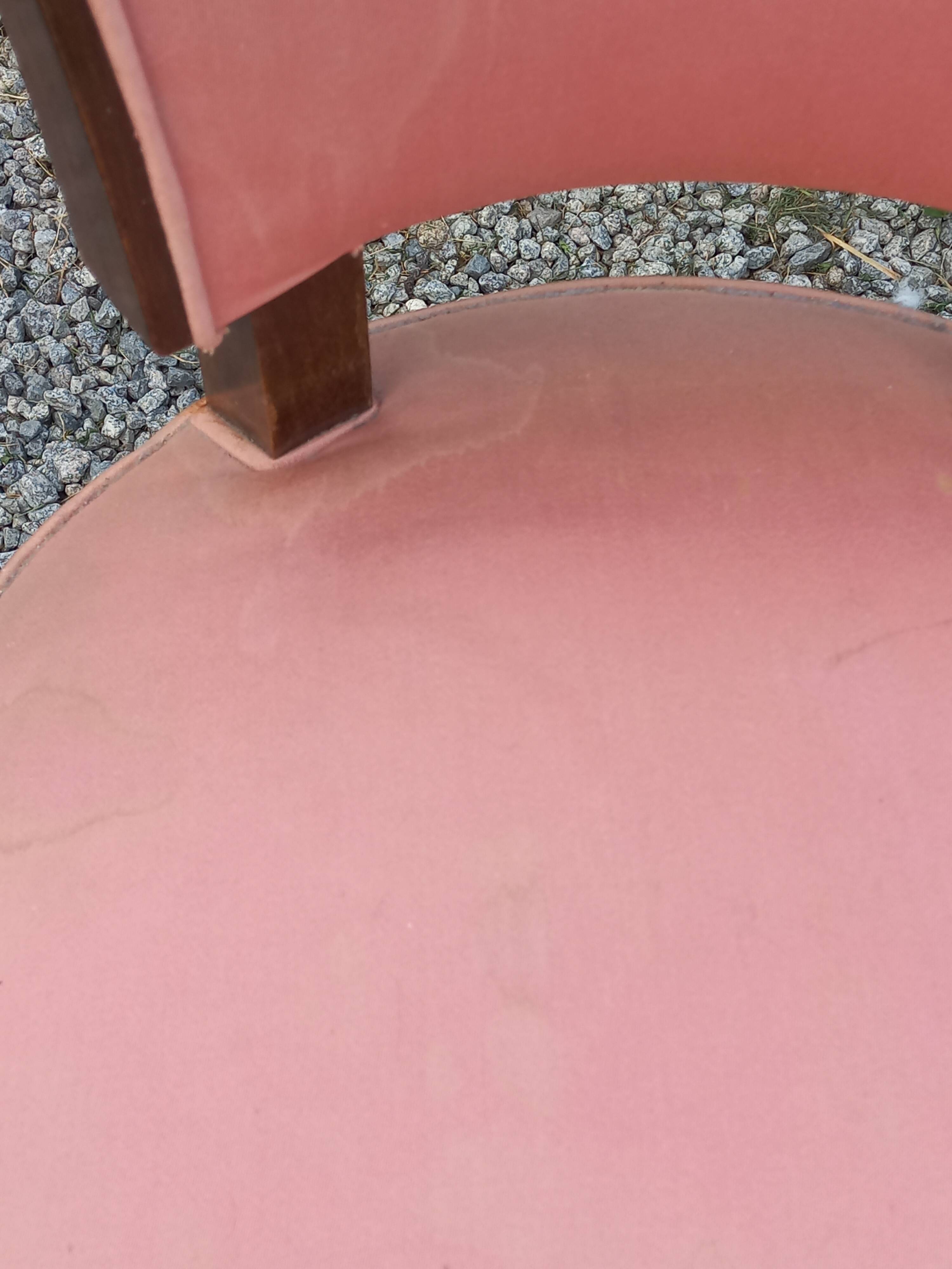 Pair of vintage low-backed bedroom chairs from the 1930s/1950s