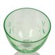 Set of 8 Val Saint Lambert Uranium Glass Aperitif Glasses