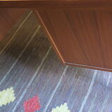 Danish spacious teak desk by Gunnar Nielsen Tibergaard 1960s