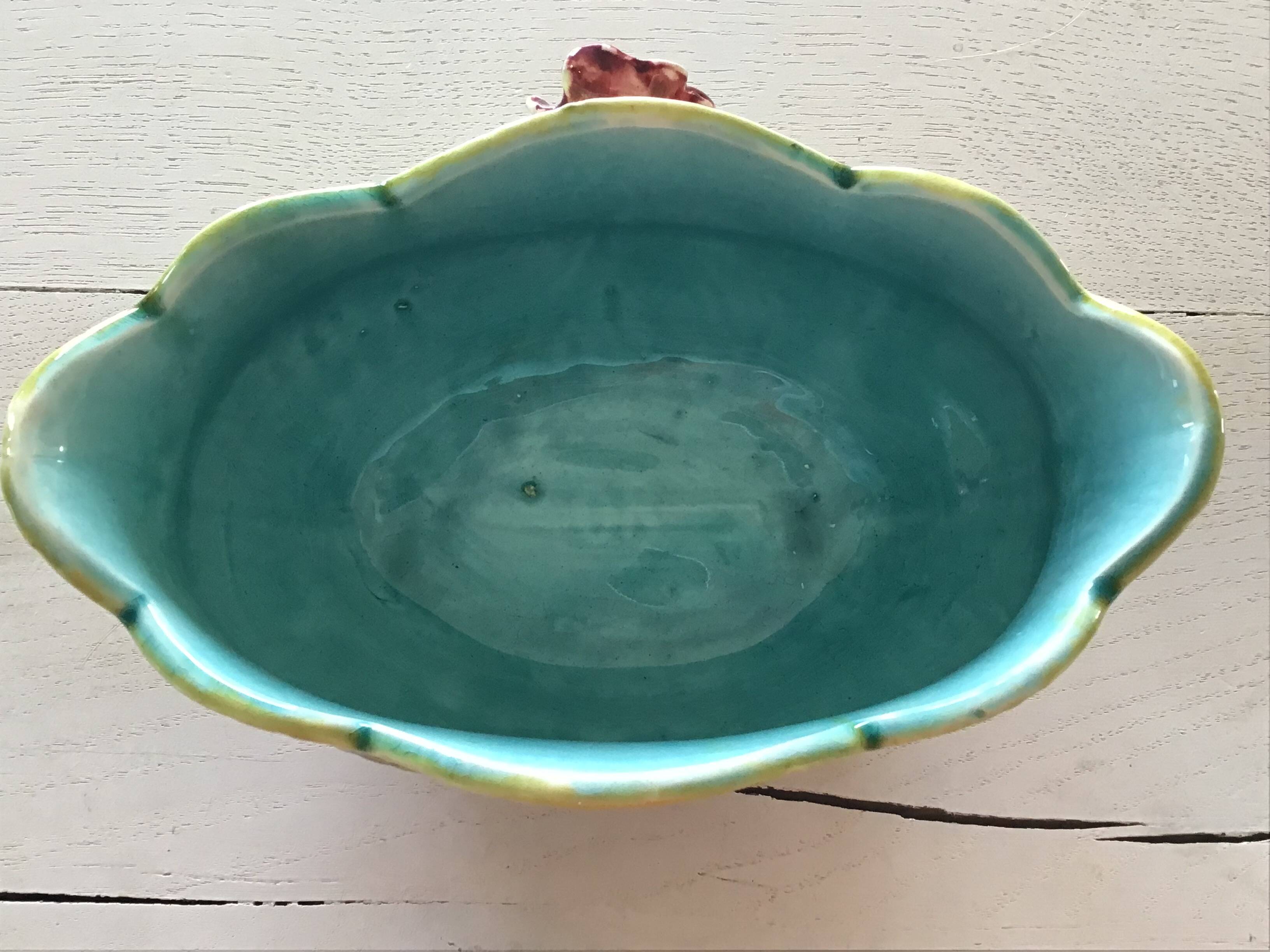 Antique barbotine jardinière