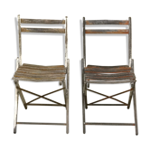 Paire de chaises 1950