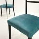 Pair of Italian high-backed chairs, 1950s