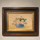 Tableau ancien , nature morte aux roses, XX siècle