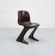 Lot de 4 chaises Z par Ernst Moeckl pour Horn Collection années 1970