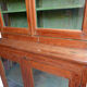 Vitrine meuble de metier commercant haute etroite bois teck