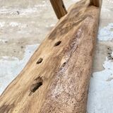 Table basse primitive en bois massif