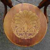 Set of 4 mismatched bistro chairs, from 1910 to 1935