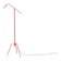 Lampe vintage tripode rouge, axe sur rotule 1950