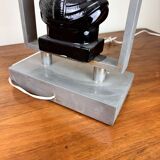 Ceramic desk lamp signed Paolo Traversi Italy circa 1975-1980