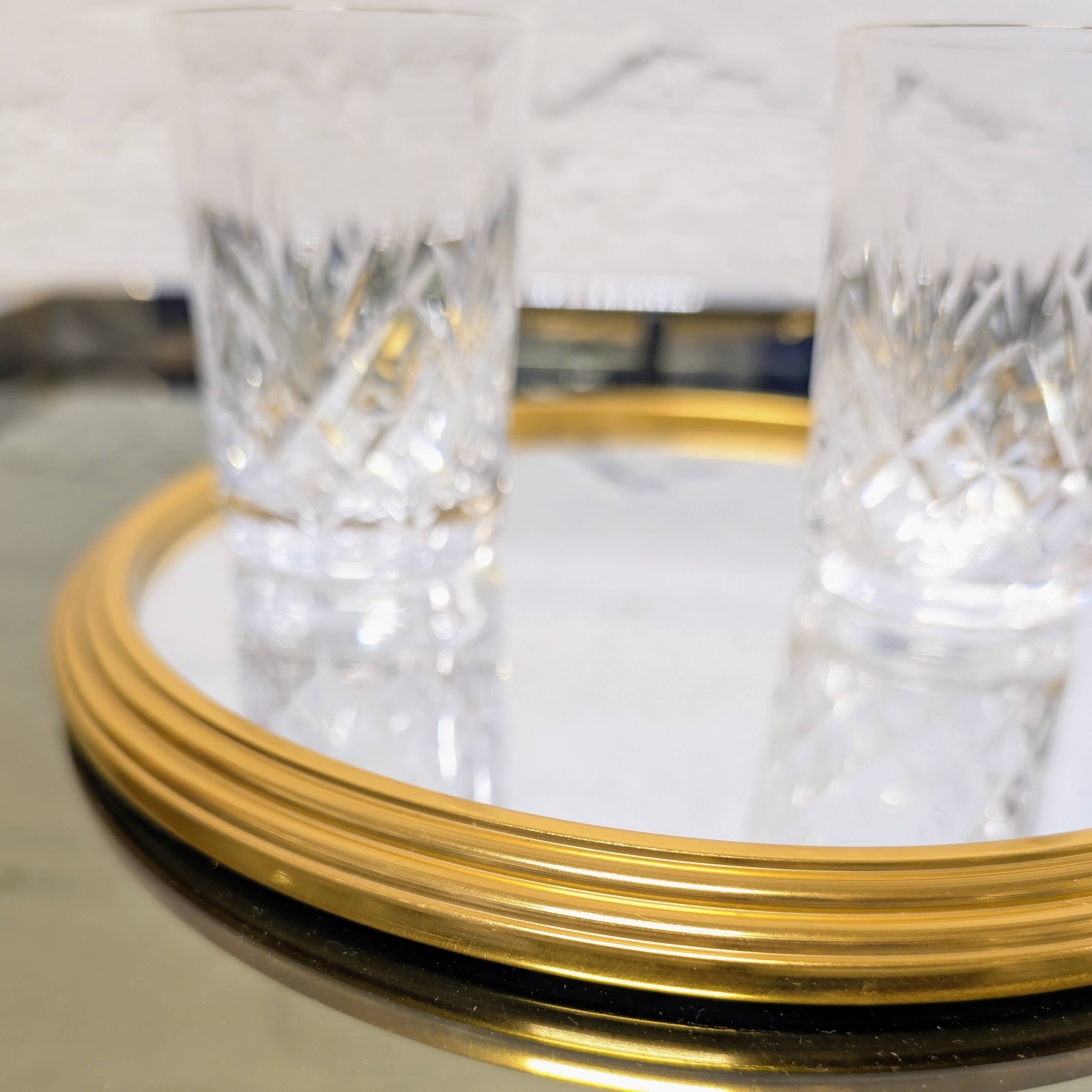 Art Deco mirrored tray