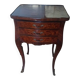 Antique bedside table with marquetry