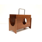 Vintage magazine rack / newspaper rack made in the 1960s