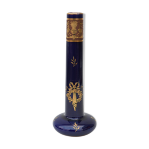 Vase en porcelaine bleu