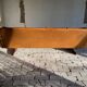 Rare Fredrik Kayser 4-seater sofa in cognac leather Model 807
